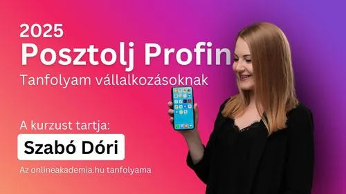 Posztolj Profin közösségi média tanfolyam